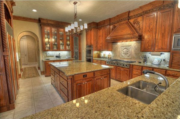 Luxury Home Design by J. Lambert Custom Homes in North Texas - kitchen