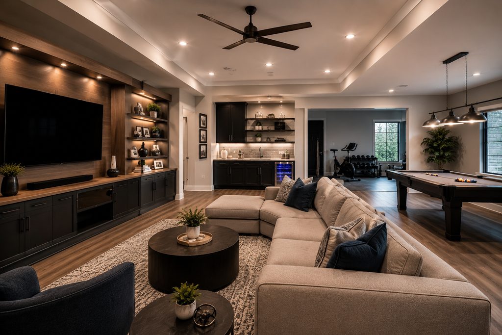 What Are the Best Ways to Use a Bonus Room in a Luxury Home?
